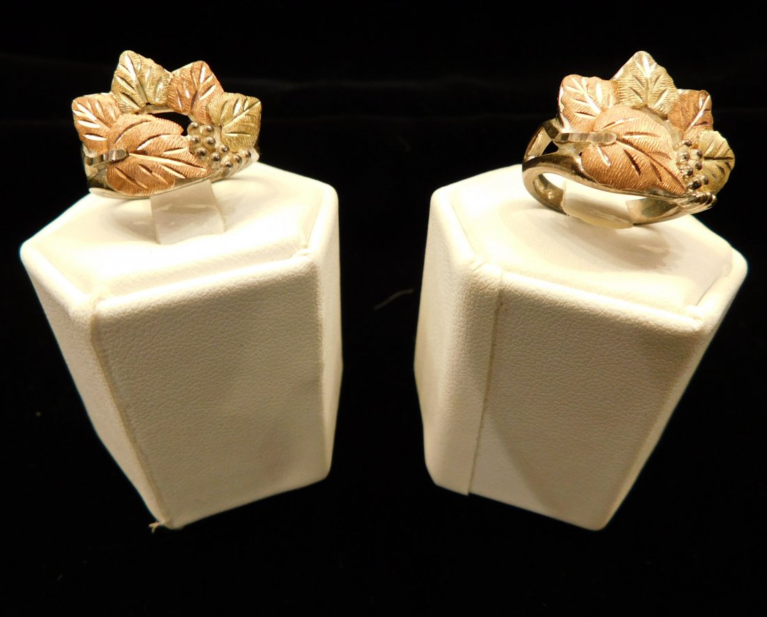 2 SILVER & 10KT LADIES RINGS (1 of 1)