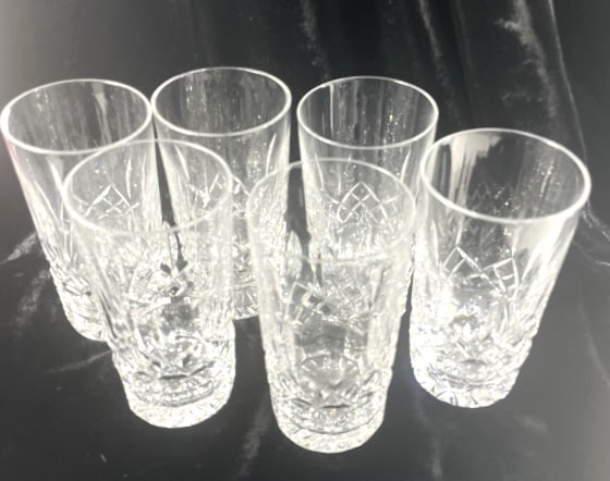 WATERFORD SET OF 6 WATER GLASSES (1 of 3)