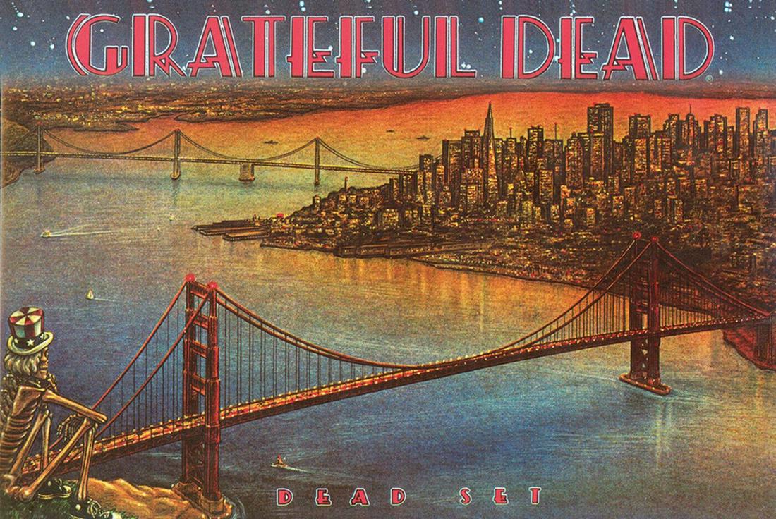 RARE NEVER OPENED VINTAGE Grateful Dead Poster Dead Set (1 of 1)