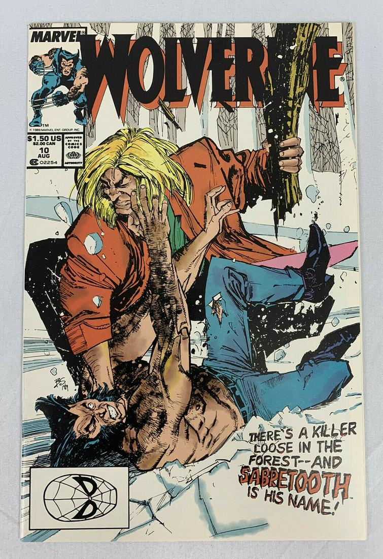 Wolverine #10 Aug 1989 - Marvel Comics - Rare Wolverine (1 of 1)