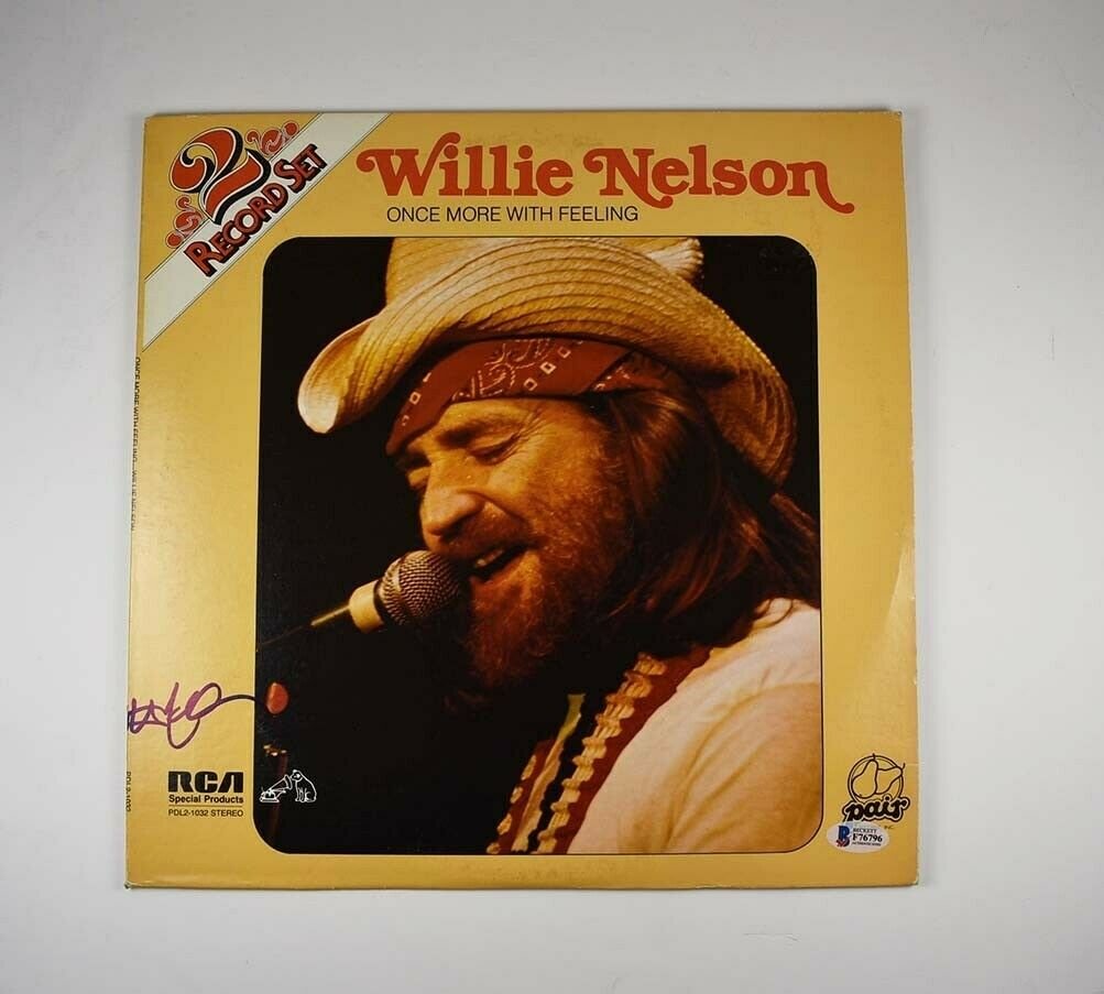 Willie Nelson Autographed Signed Album LP Record Authen (1 of 1)