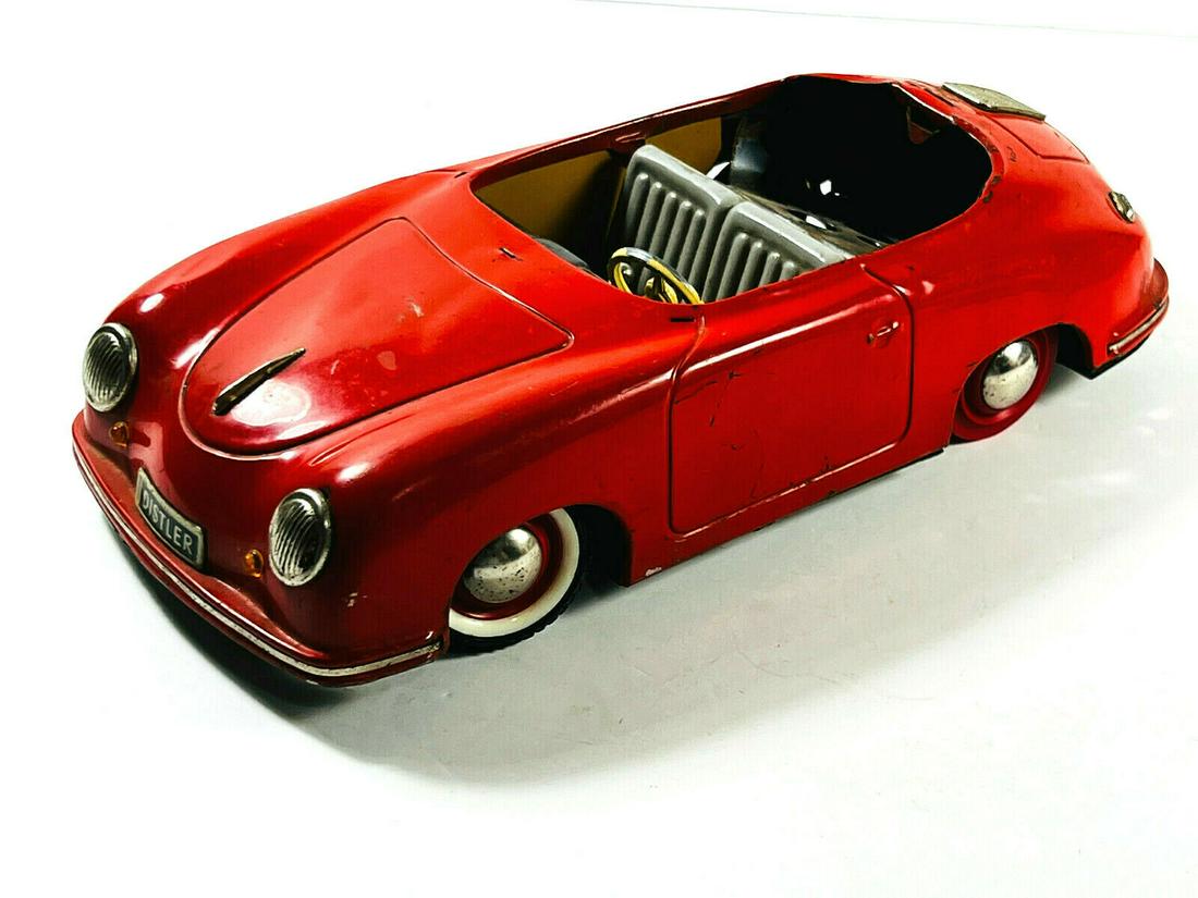 Vtg 1950s Schuco Distler Porsche Electromatic 7500 Toy