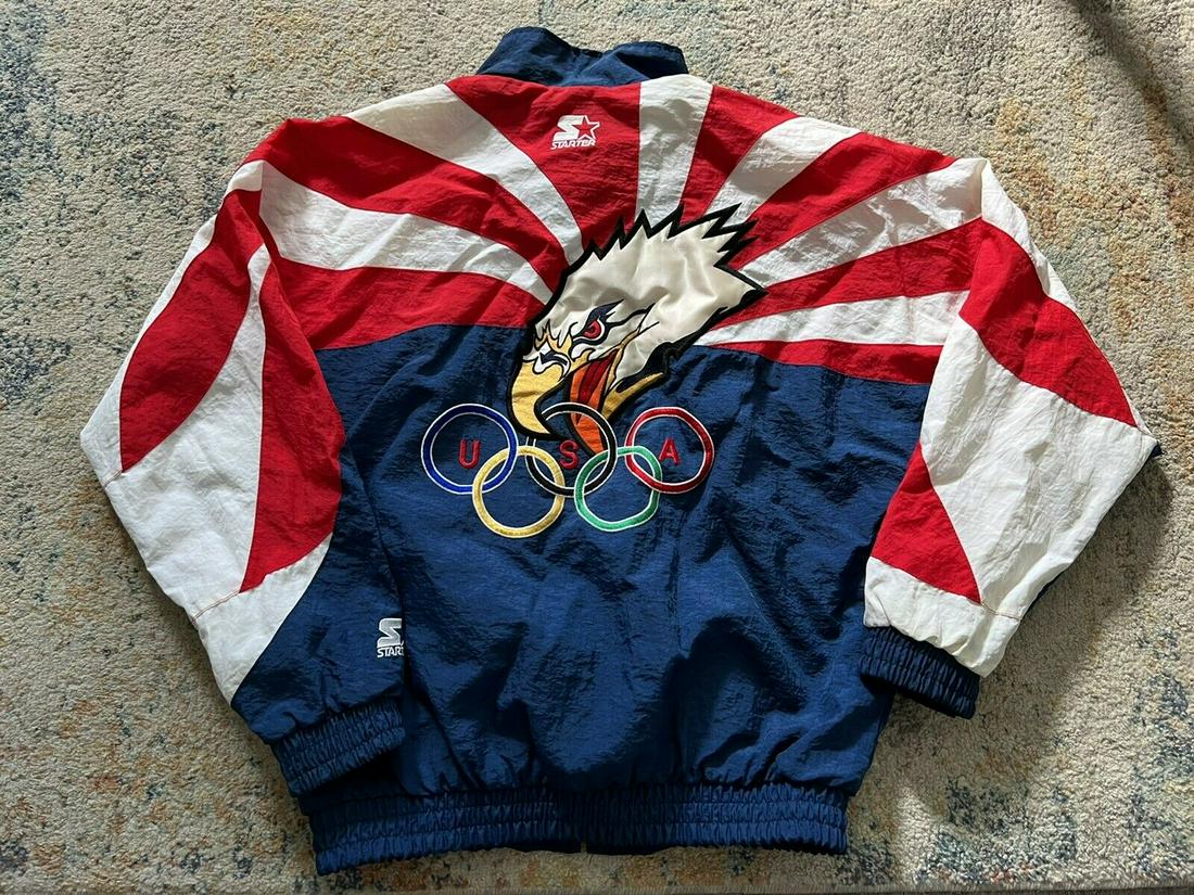 VINTAGE RARE STARTER EAGLE JACKET TEAM USA OLYMPICS (1 of 2)