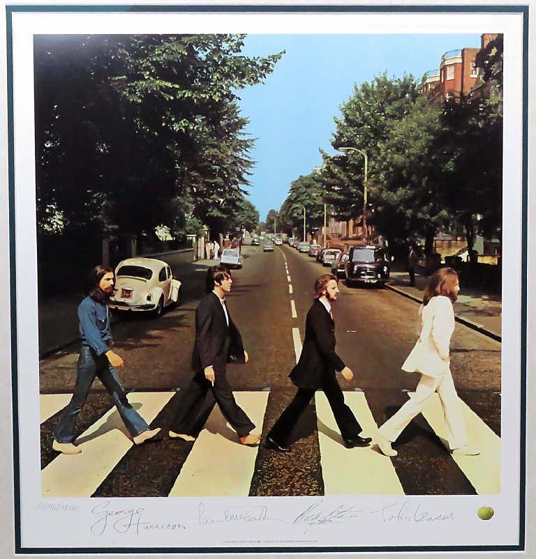 The Beatles Abby Road Album Cover 1993 Plate Mock (1 of 2)
