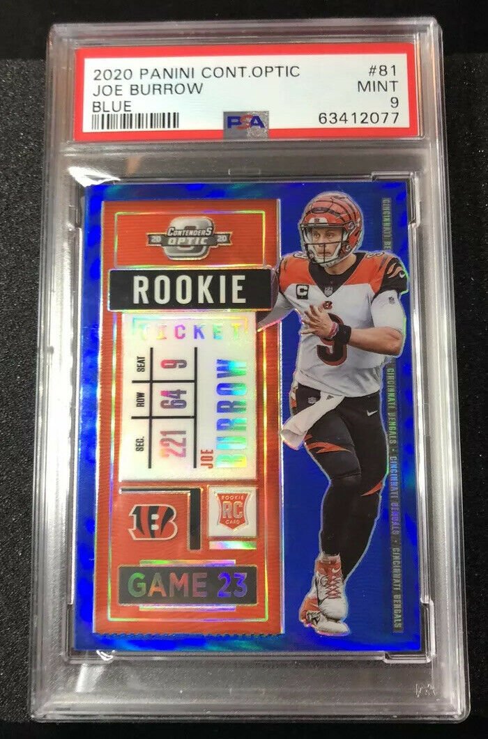 Joe Burrow RC BLUE PRIZM #d /99 (1 of 1)