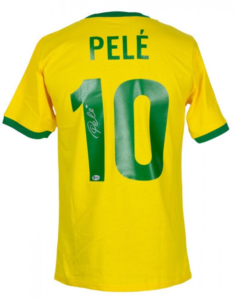 Pele Signed Jersey (Beckett) (1 of 2)