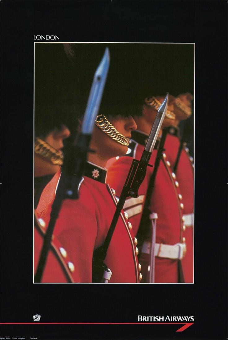 Original Vintage British Airways Poster (1 of 1)