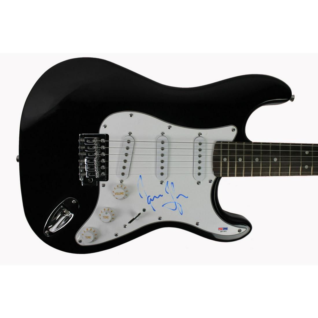 James Taylor Authentic Signed Black Electric Guitar Autographed( PSA/DNA) (1 of 1)