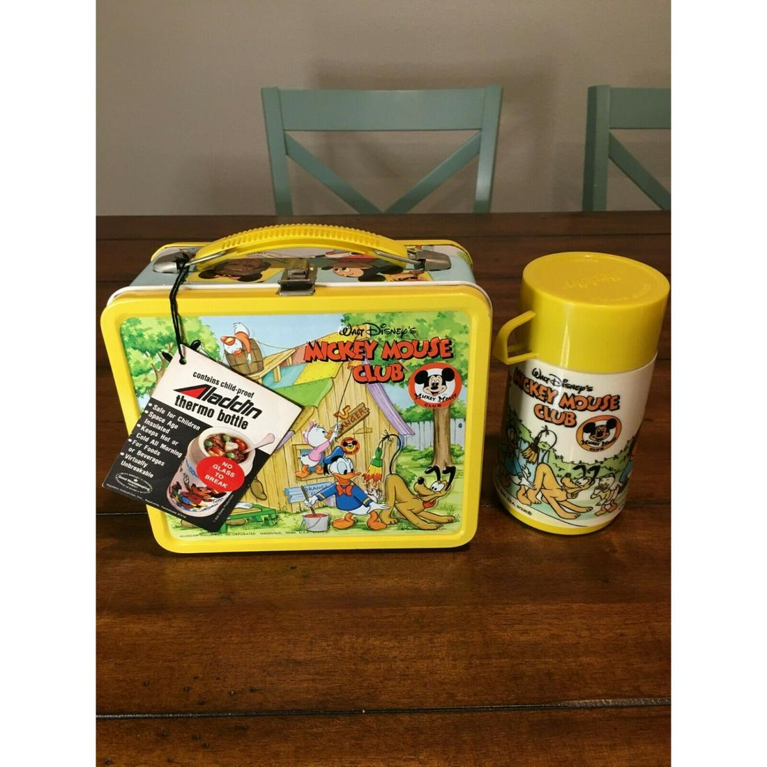 vintage mickey mouse club lunch box