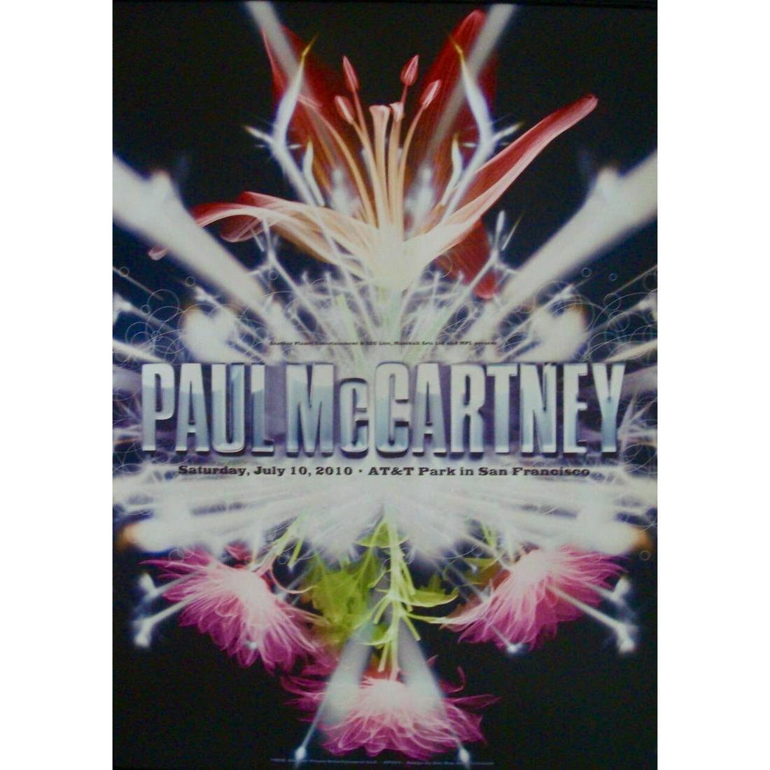 PAUL McCARTNEY SAN FRANCISCO 2010 concert poster REX RAY 21x29 NM original: PAUL McCARTNEY SAN FRANCISCO 2010 concert poster REX RAY 21x29 NM original