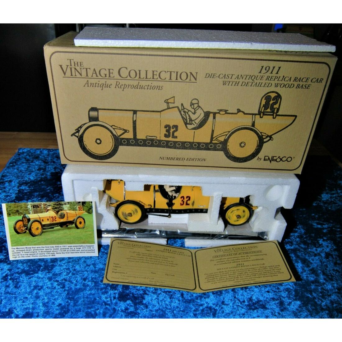 Enesco 1/18 1911 Indy Marmon Wasp Ray Harroun The Vintage Collection w/Wood Base (1 of 1)