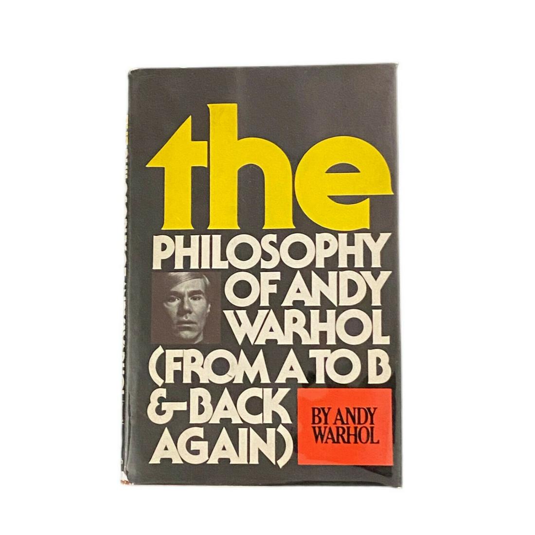 RARE Andy Warhol Signed Book (JSA LOA) (1 of 2)