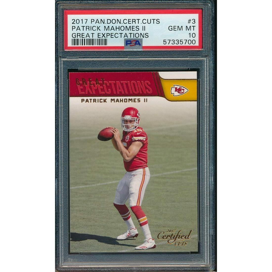 2017 Certified Cuts Great Expectations Patrick Mahomes II RC PSA 10 (1 of 1)