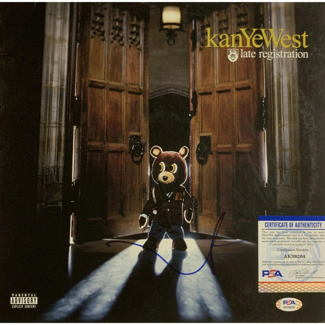 Kanye West Signed Vinyl PSA/DNA COA Late Registration Album Record Yeezy (1 of 1)