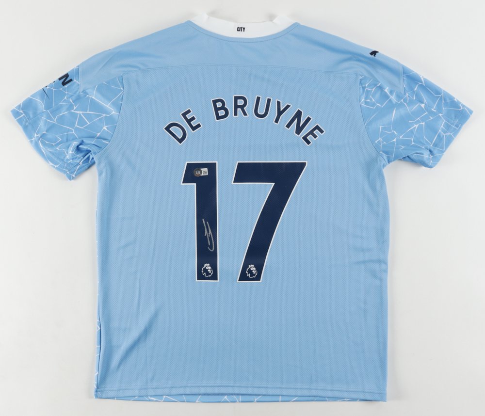 Kevin De Bruyne Signed Jersey (Beckett) (1 of 2)