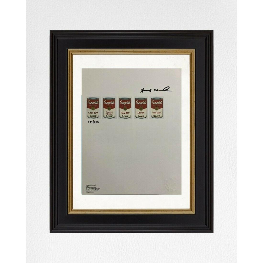 Andy Warhol - CampbellÂ´s Soup I, Original Hand Signed Print with COA (1 of 1)