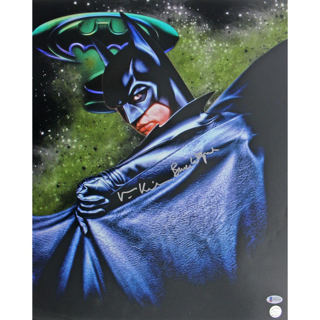 Val Kilmer Batman Forever "Bruce Wayne" Authentic Signed 16x20 Photo BAS (1 of 1)