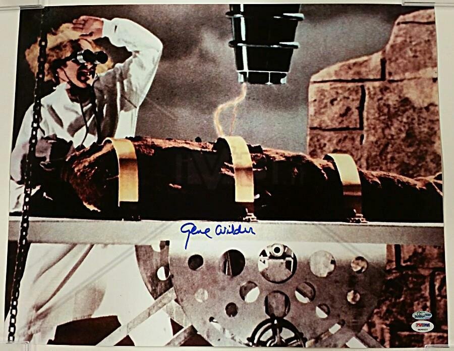GENE WILDER Autograph Signed YOUNG FRANKENSTEIN 16x20 Photo PSA Witness COA (1 of 1)