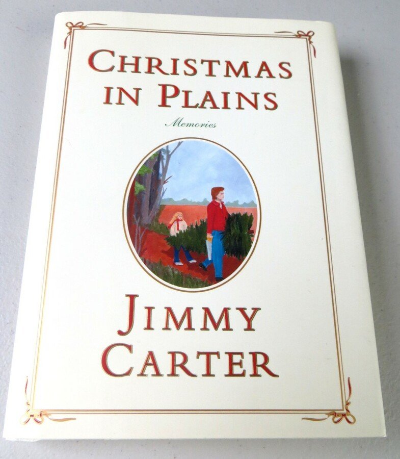 Jimmy Carter Signed Autographed Hardcover Book Christmas in Plains BAS (1 of 1)