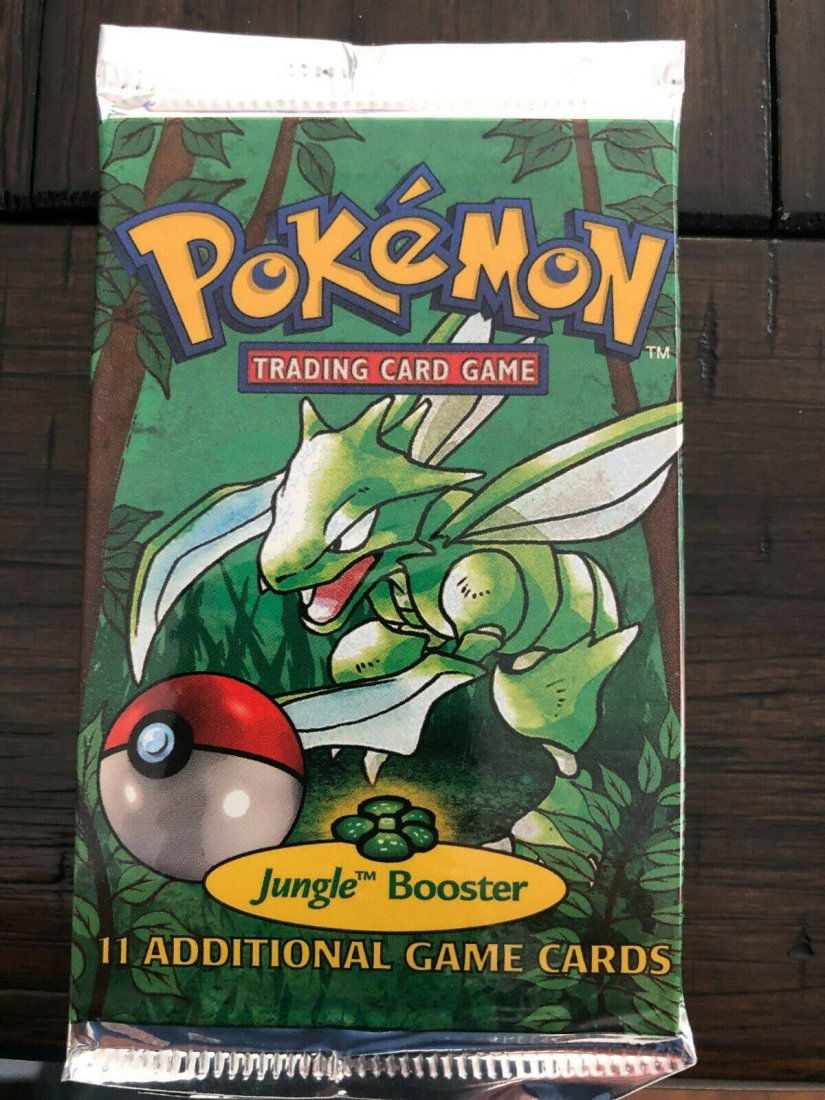 1999 Pokemon Jungle Booster Pack Factory Sealed Trading Card Game VINTAGE (1 of 1)