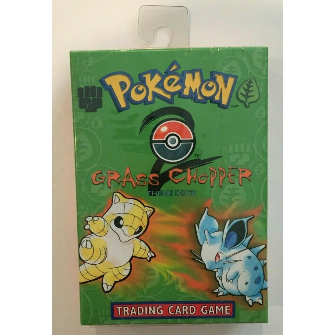 Pokemon Grass Chopper Base Set 2 Theme Deck Sealed: Pokemon Grass Chopper Base Set 2 Theme Deck Sealed