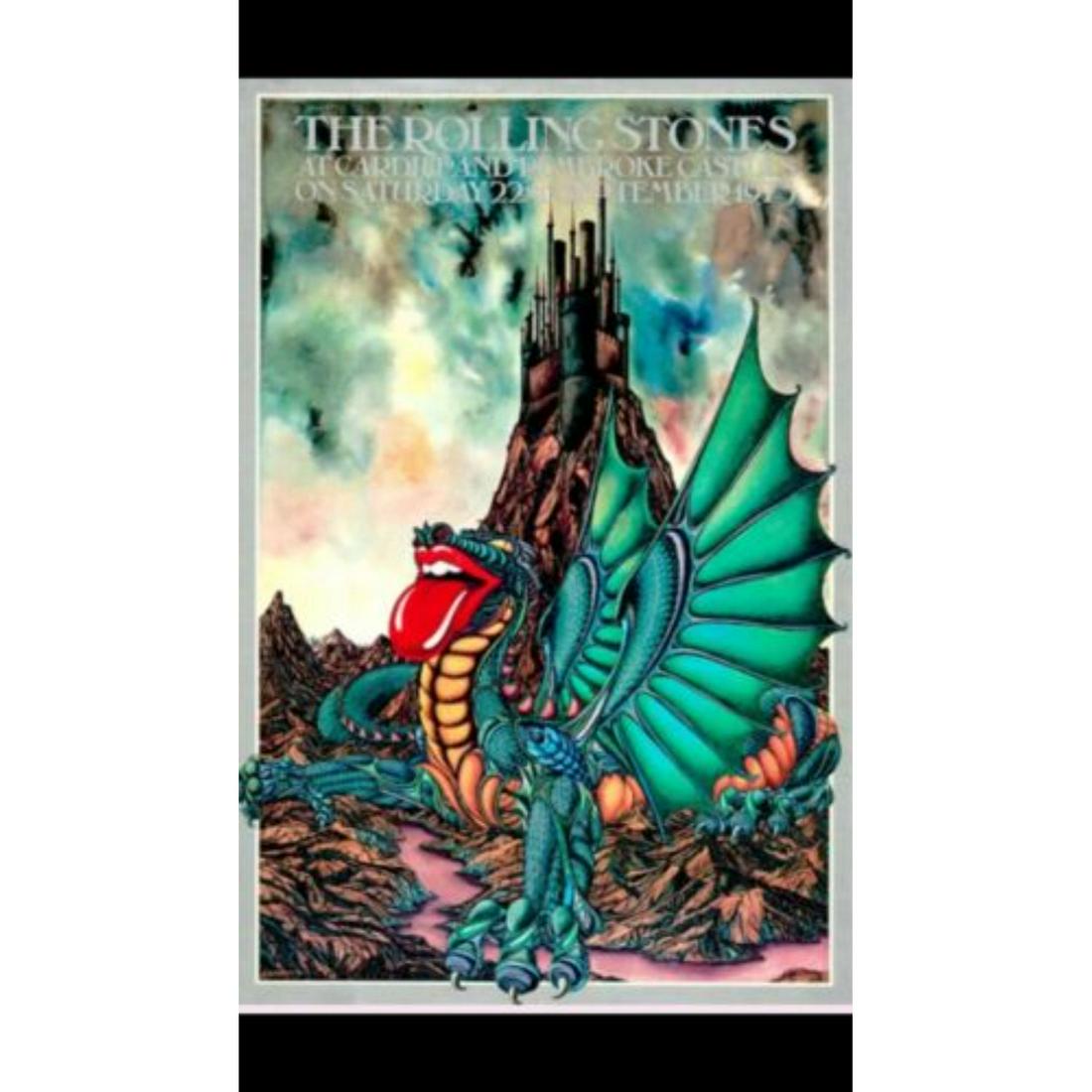 THE ROLLING STONESCARDIFF & PEMBROKE CASTLES VNTG (1 of 1)