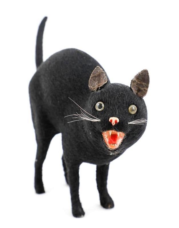 Antique German Black Cat Candy Container (1 of 10)