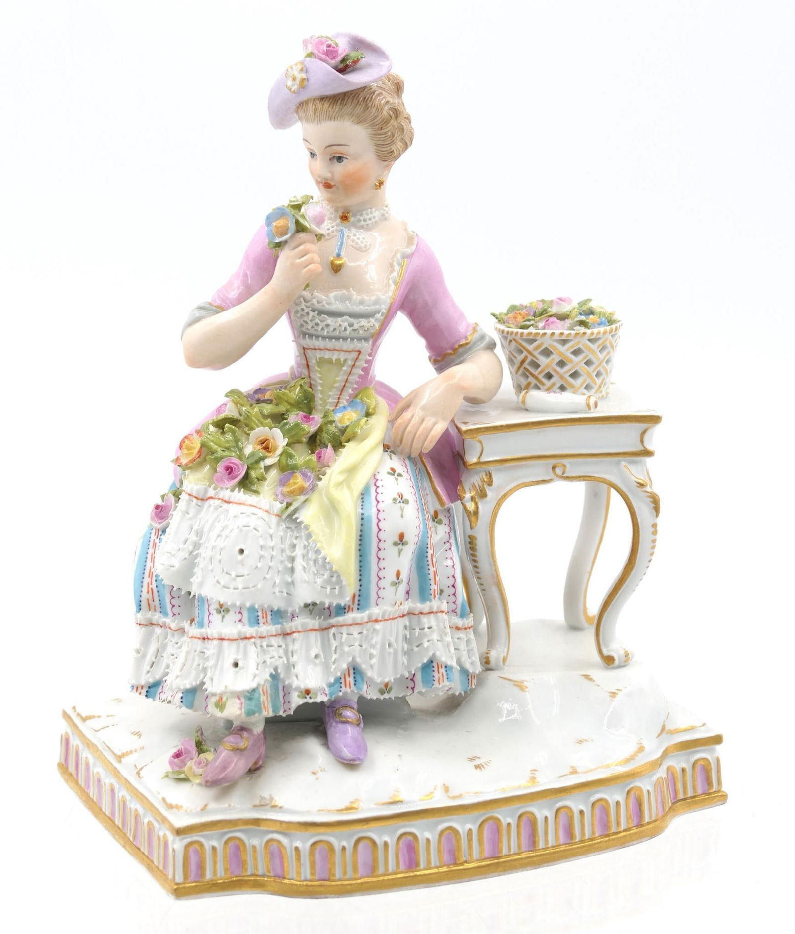 Meissen "The Senses - Smell" Figurine (1 of 7)