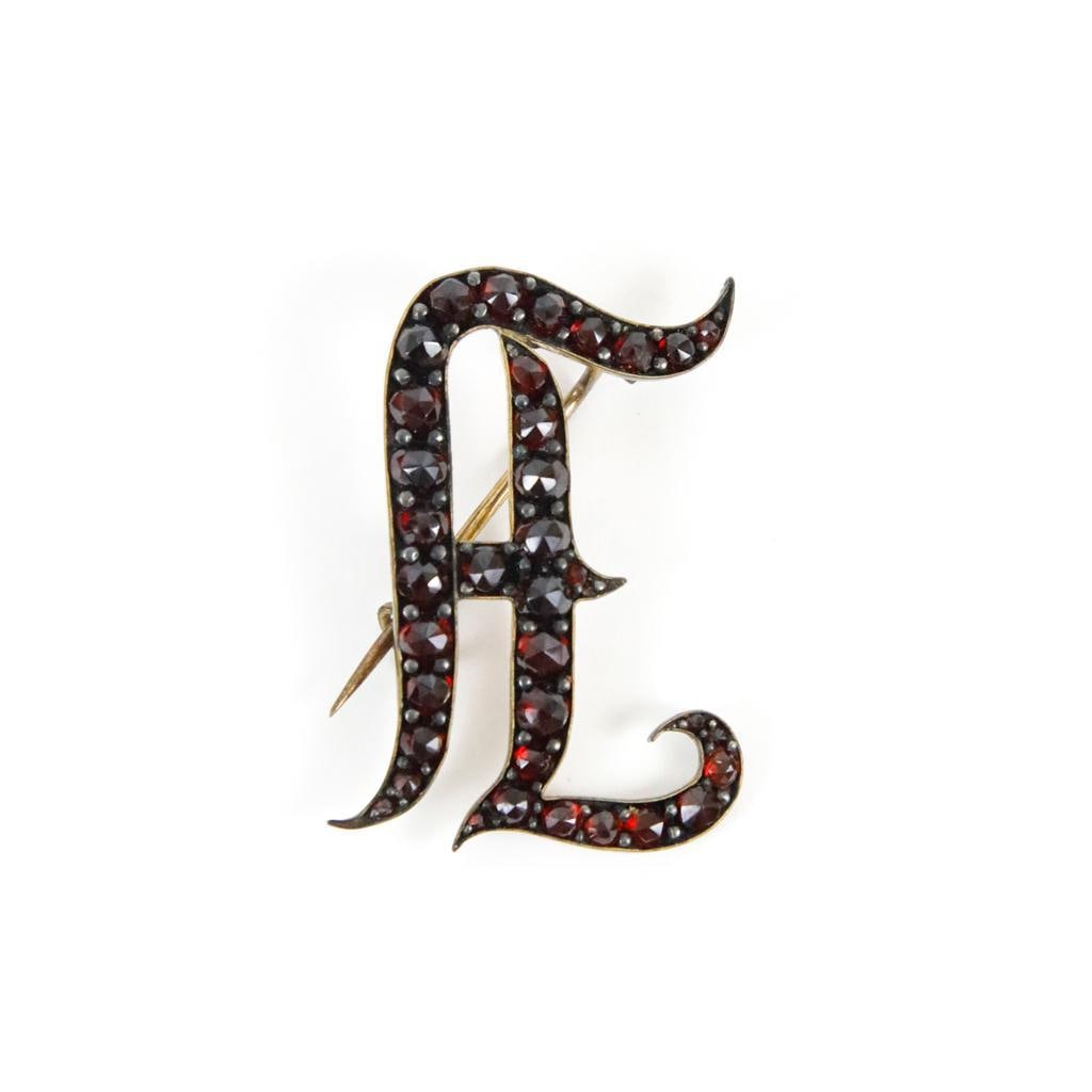 19th Century Initial Brooch (1 of 4)
