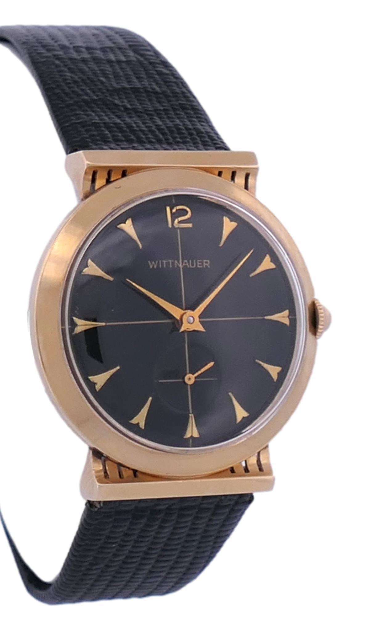 14K Wittnauer Yellow Gold Dress Watch (1 of 9)