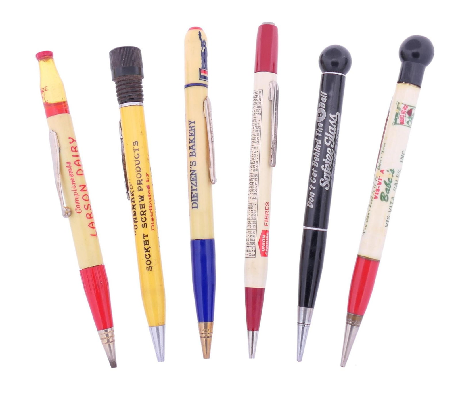 Six Advertising Mechanical Pencils (1 of 2)