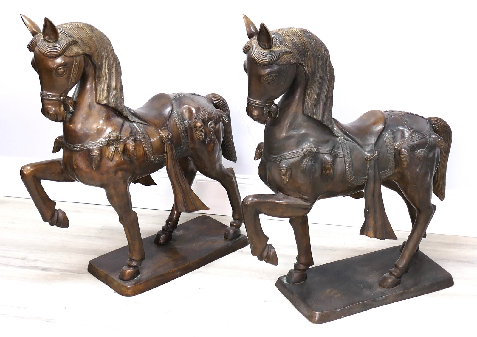 Chinese Tang Warhorse Statue Pair (1 of 6)