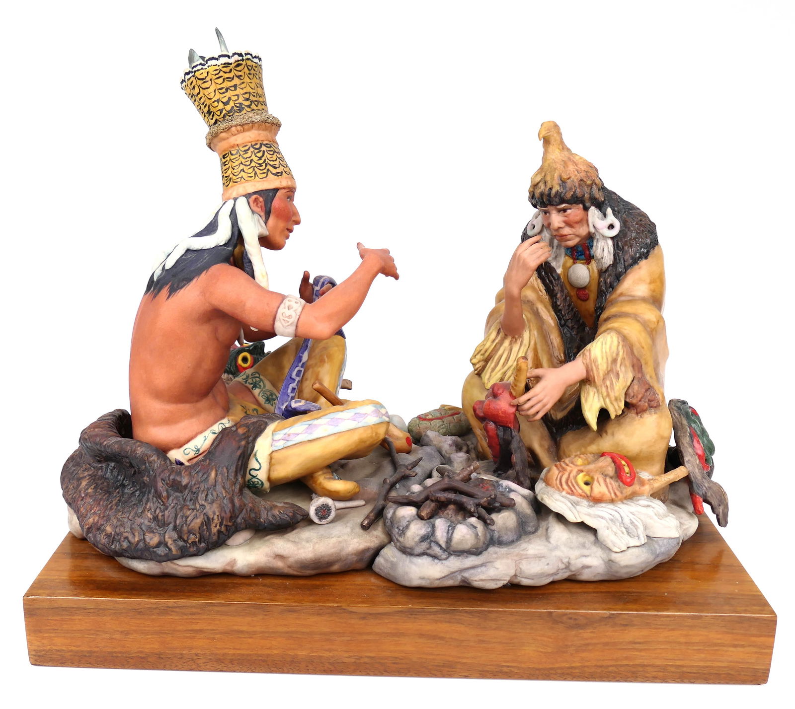 Cybis "Dekanawida and Atotarho at the Council Fire" Statue (1 of 5)