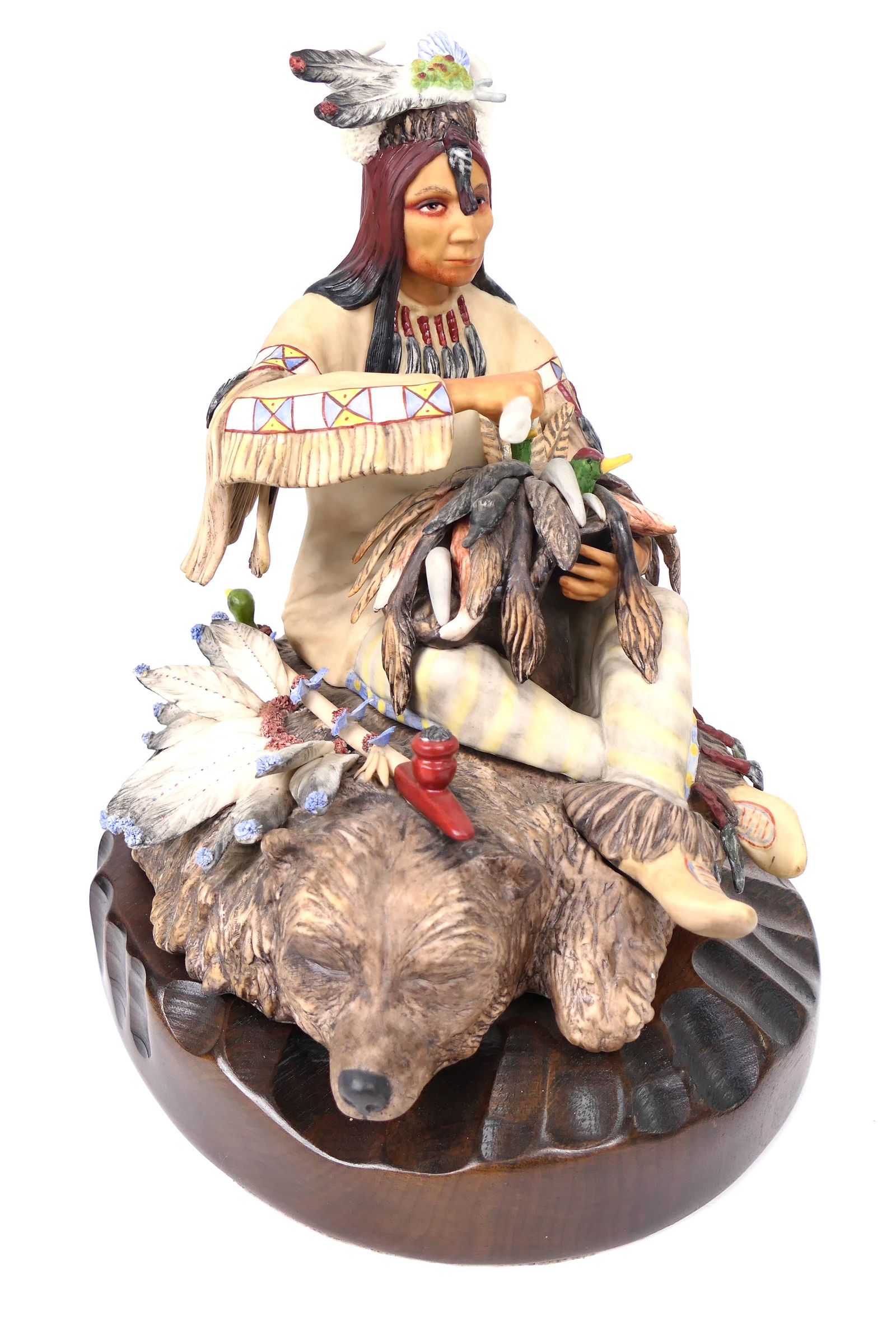 Cybis "Blackfeet Beaverhead Medicine Man" Statue (1 of 4)