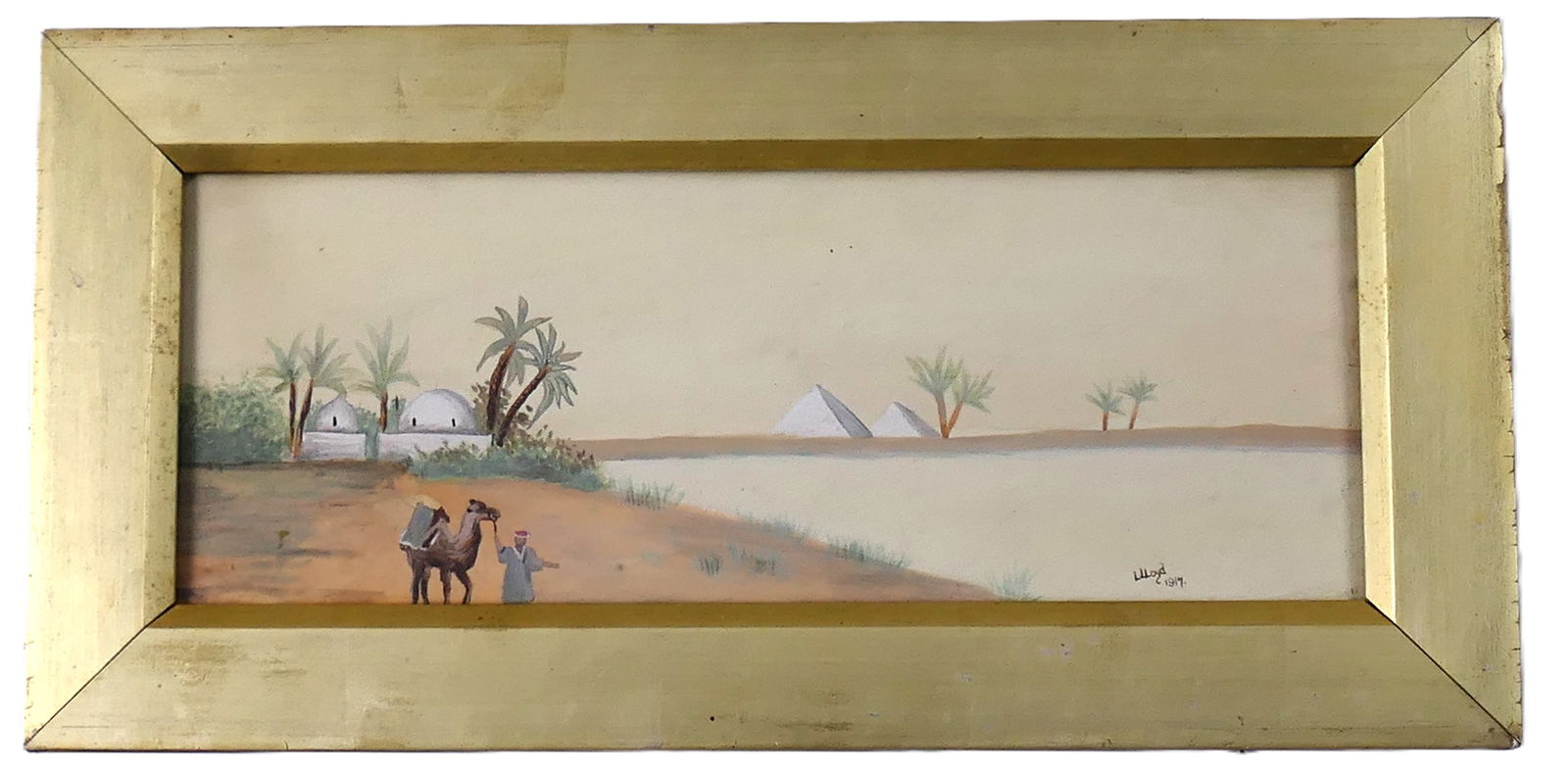 Framed Nile Riverfront Scene (1 of 5)