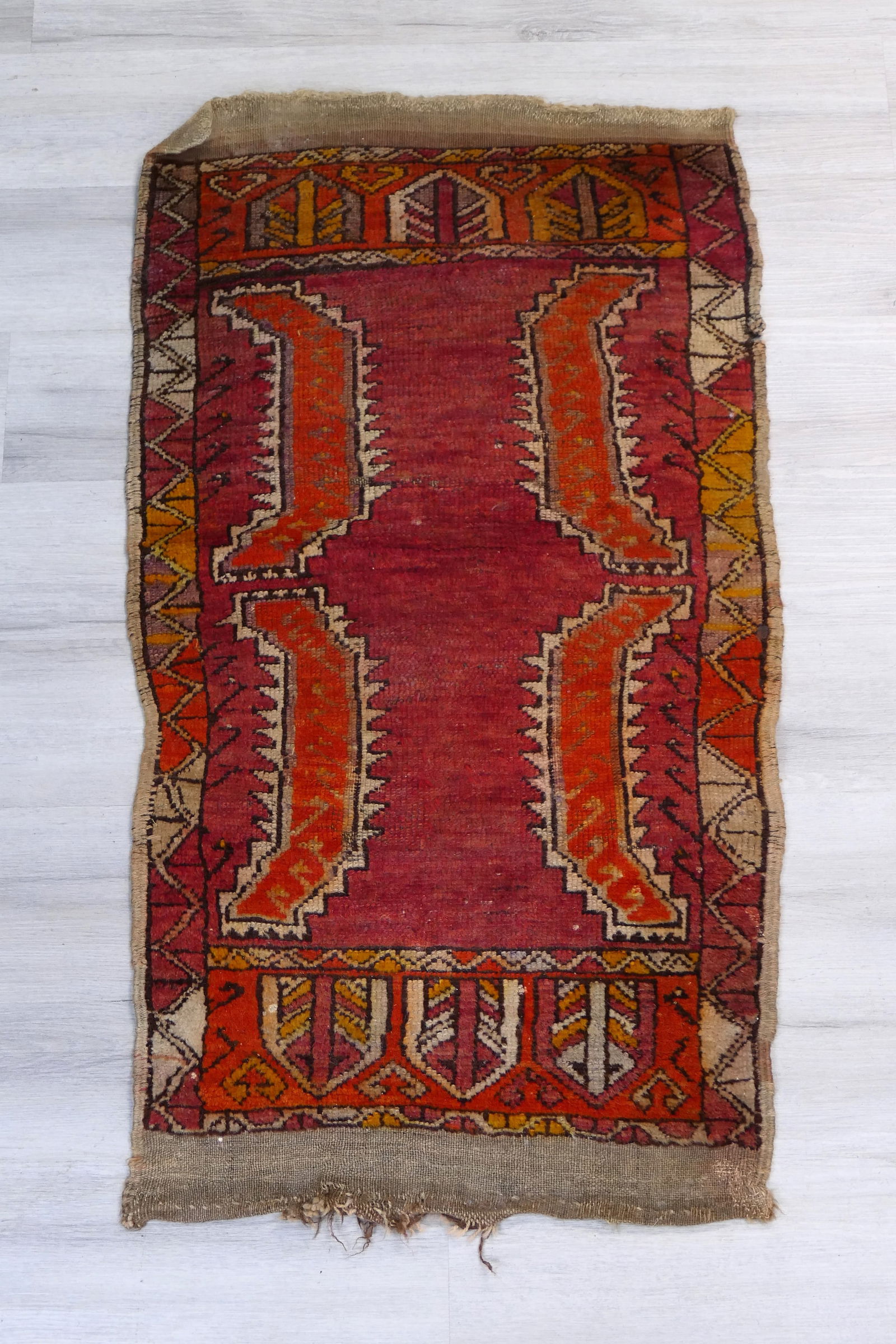 Small Turkish Yastik Rug (1 of 5)