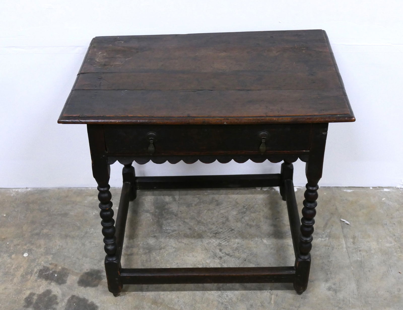 Antique English Bobbin Side Table (1 of 6)