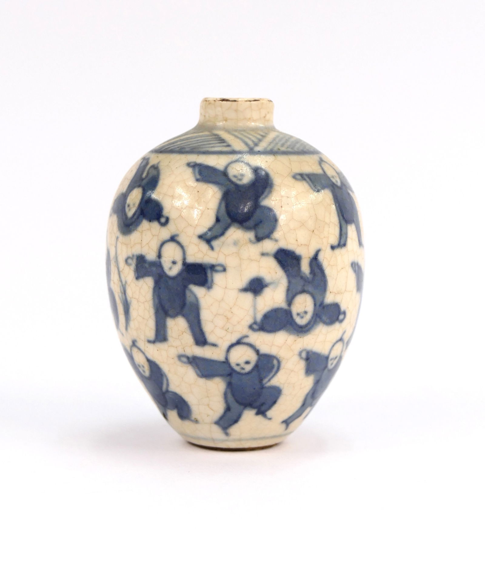 Antique Soft Paste Chinese Porcelain Vase (1 of 4)