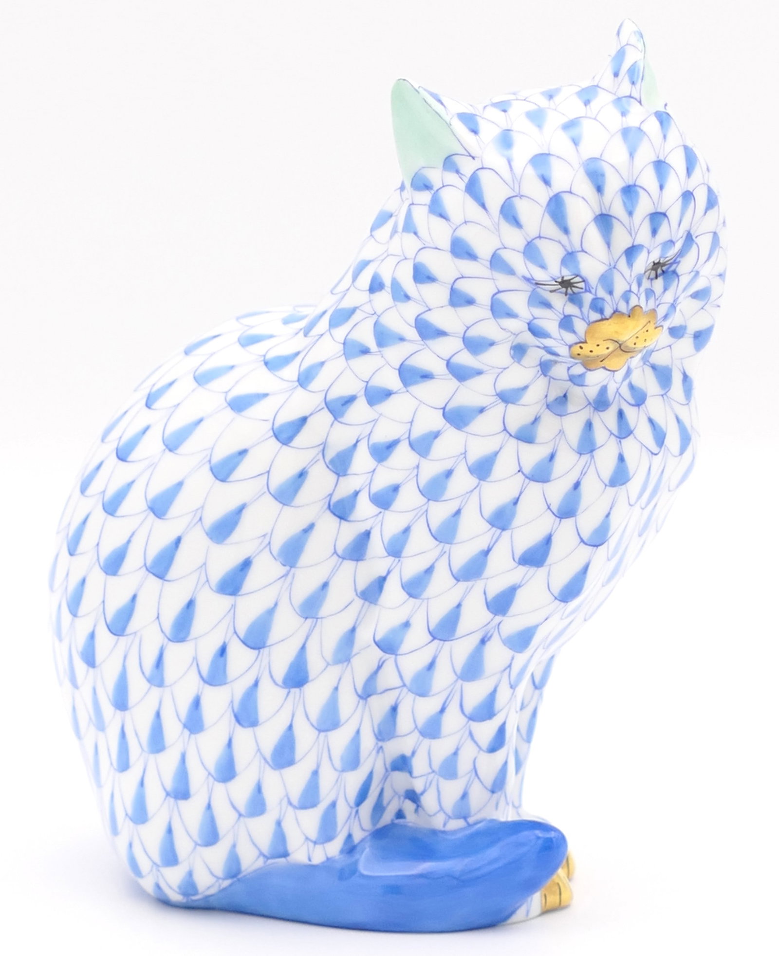 Herend Porcelain Cat Figure (1 of 5)