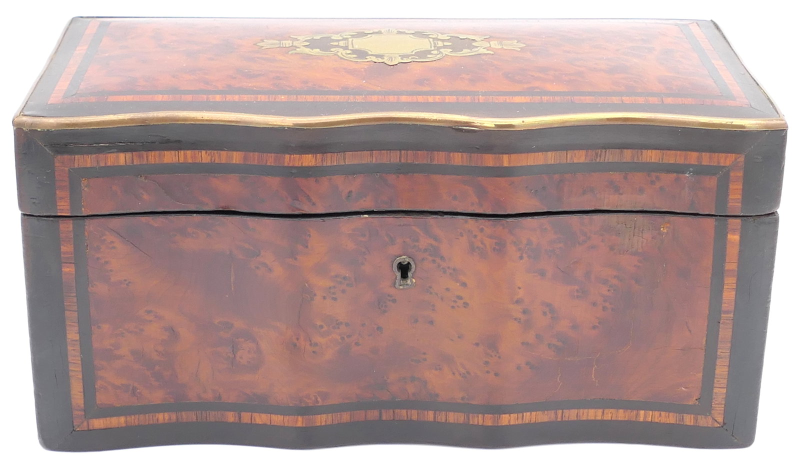 Antique French Double-Well Tea Caddy (1 of 10)