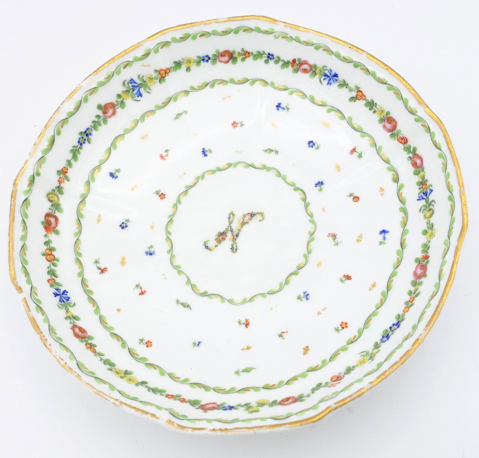 Antique French Deep Orleans Bowl (1 of 6)