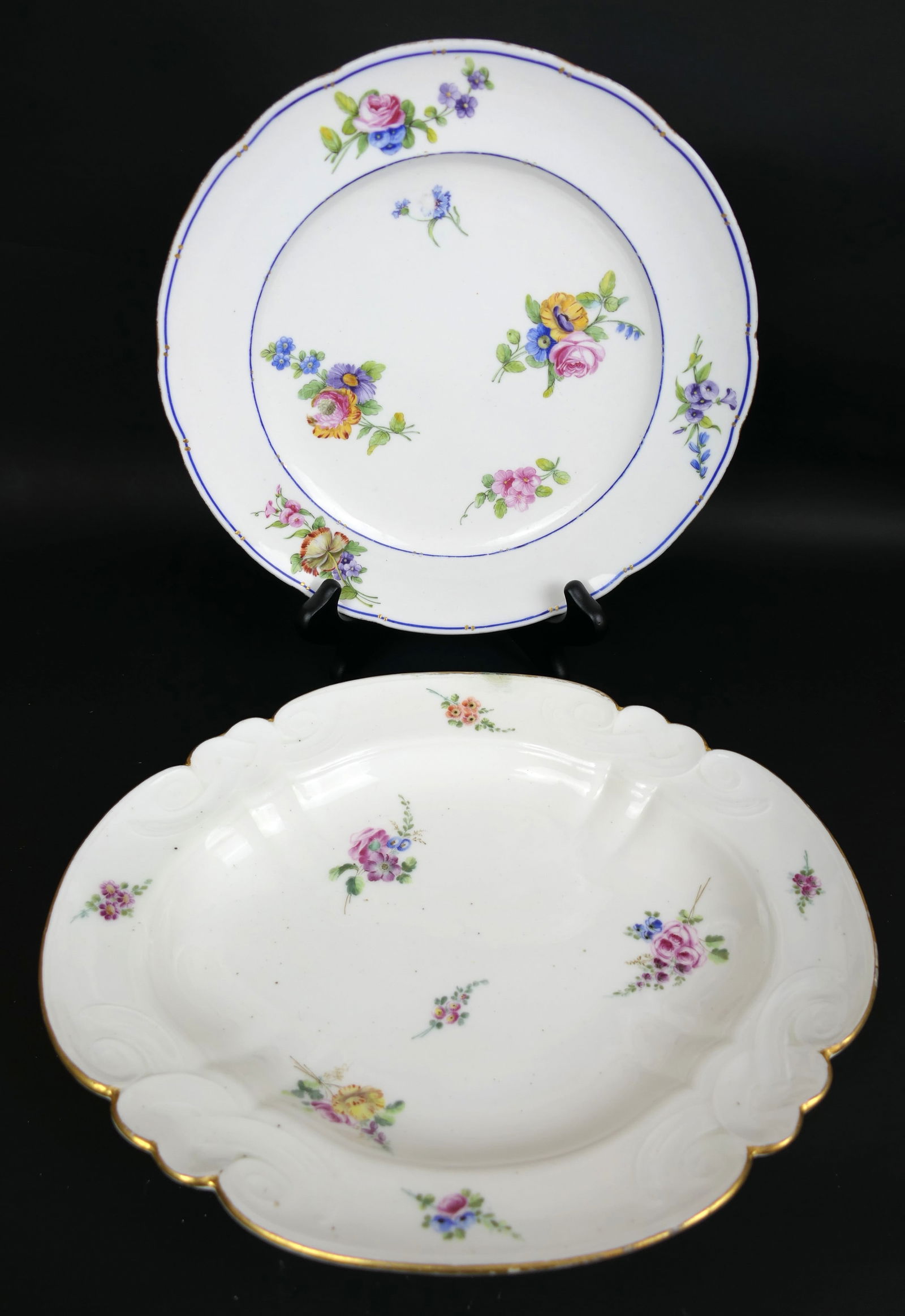 Antique Sevres Plate and Dish (1 of 10)