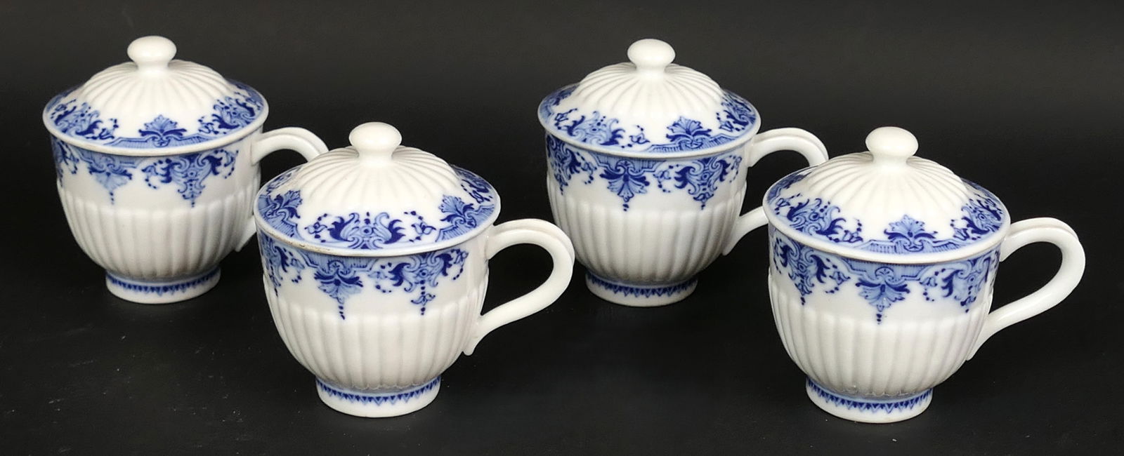 Four Antique Saint Cloud Lidded Creamers (1 of 11)