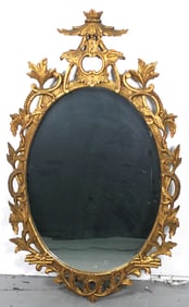 Rococo Style Oval Mirror
