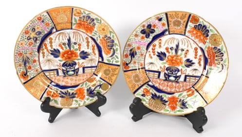 Pair of Antique Coalport Plates