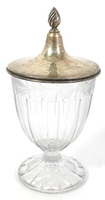 Sterling Lidded Candy Jar