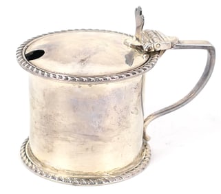 English Sterling Mustard Jar
