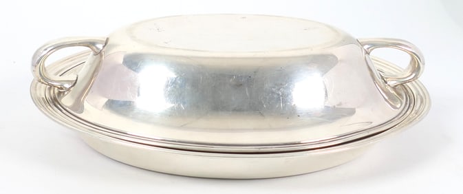 International Sterling Serving Dish with Lid