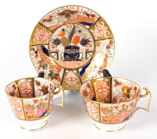 Three Pieces of Antique Spode Creamware