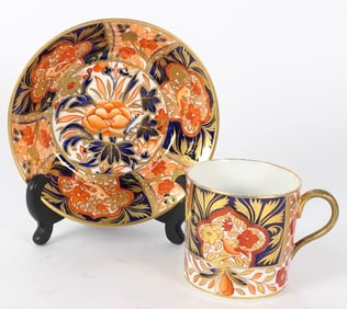 Coalport Coffee Can and Saucer